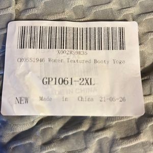 Yoga capris New size 2xl grey